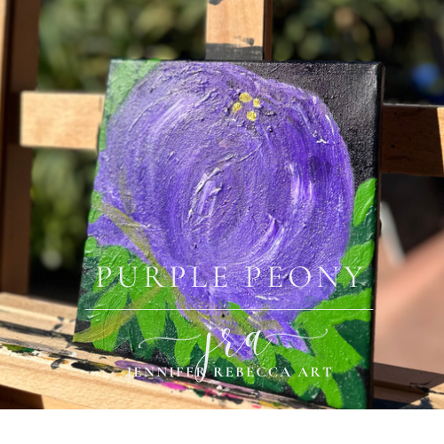 Purple Peony